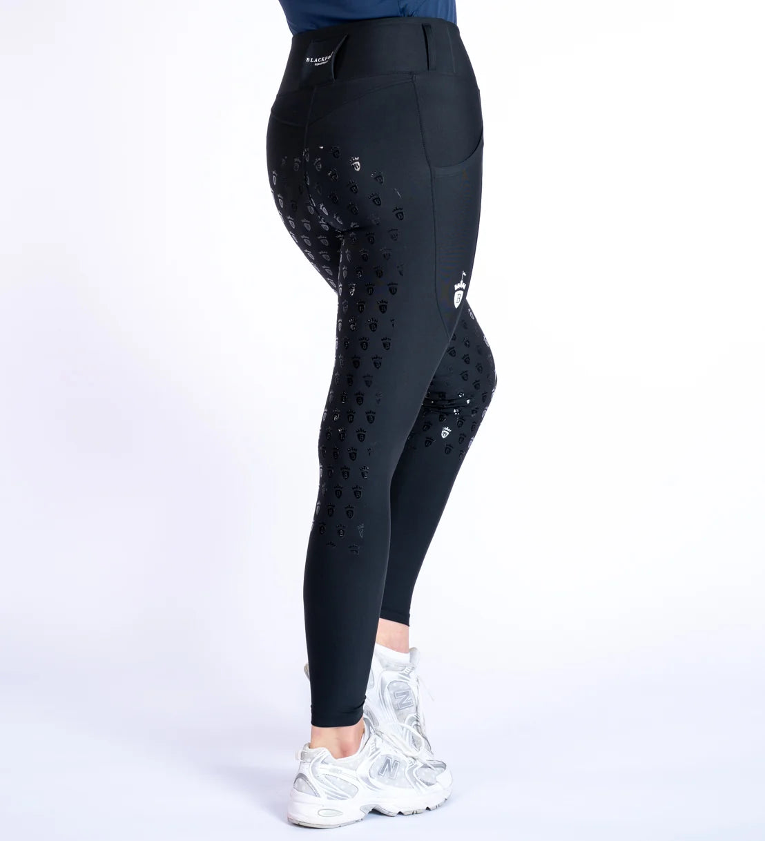 Blackfort Equestrian Black Signature Summer Tights