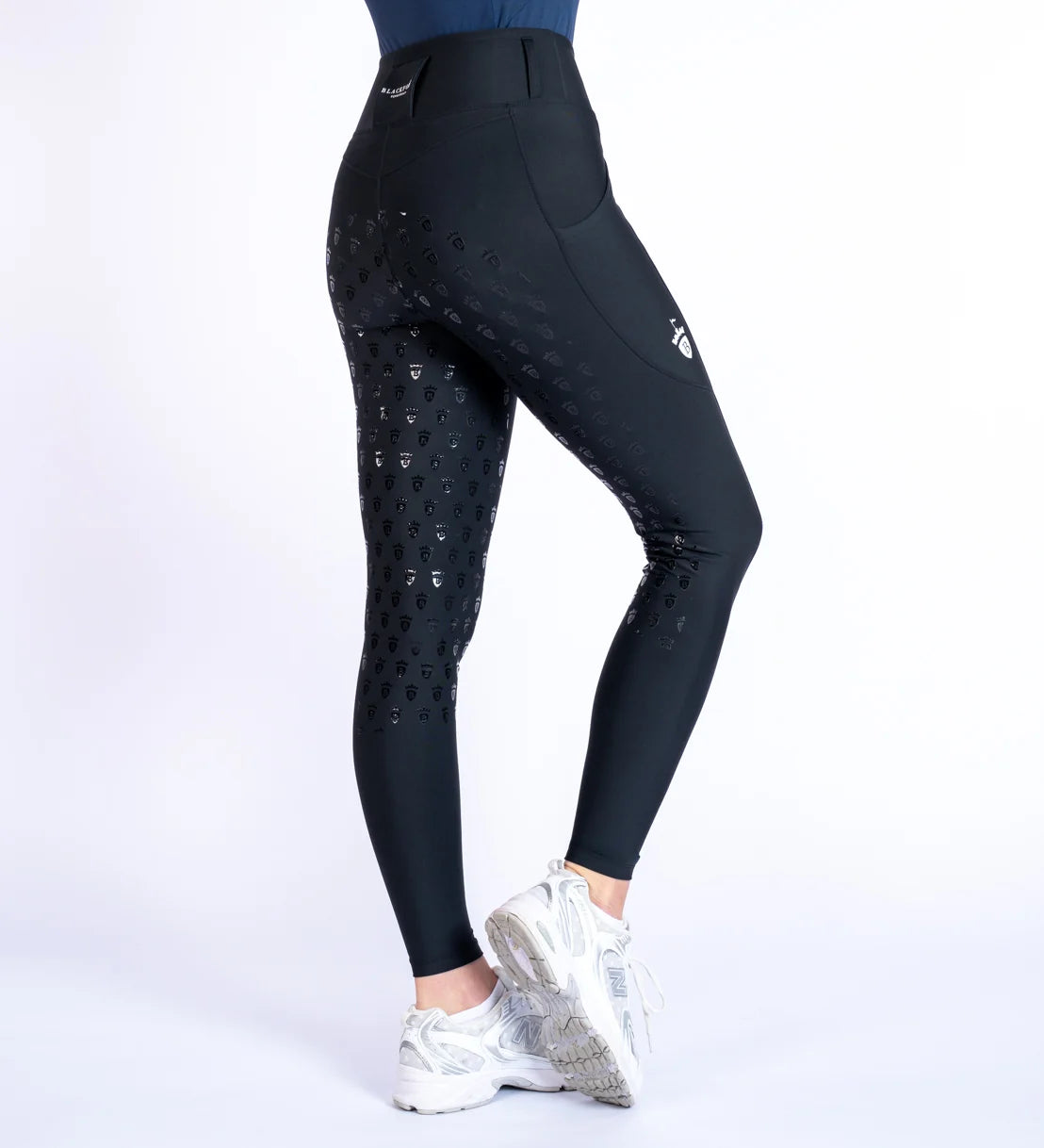 Blackfort Equestrian Black Signature Summer Tights