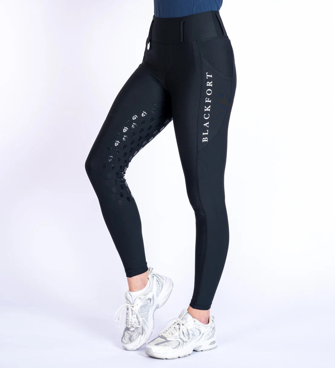 Blackfort Equestrian Black Signature Summer Tights