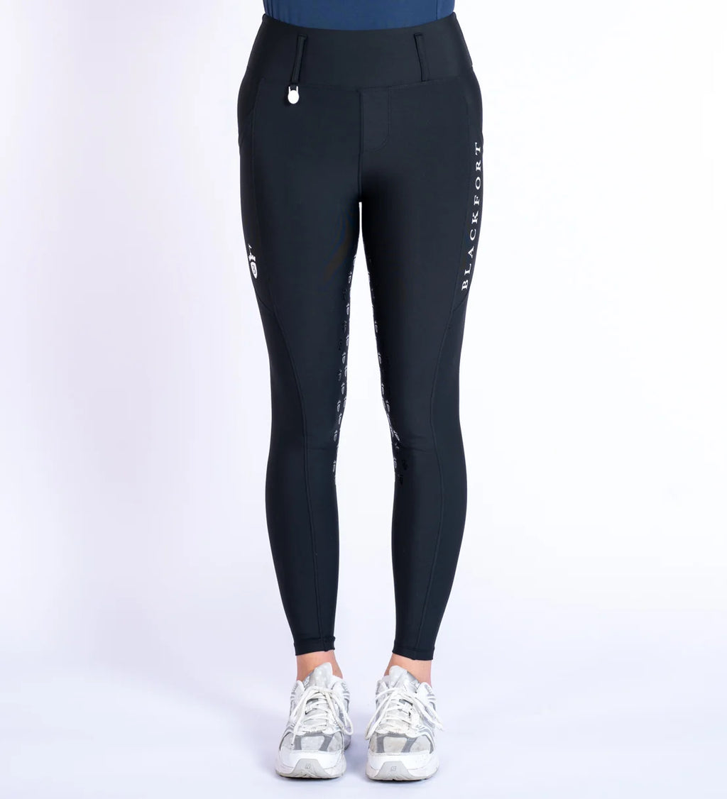 Blackfort Equestrian Black Signature Summer Tights