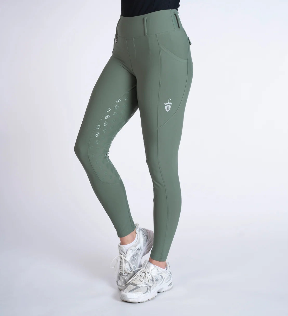 Blackfort Equestrian Sage & Silver Riding Breggings
