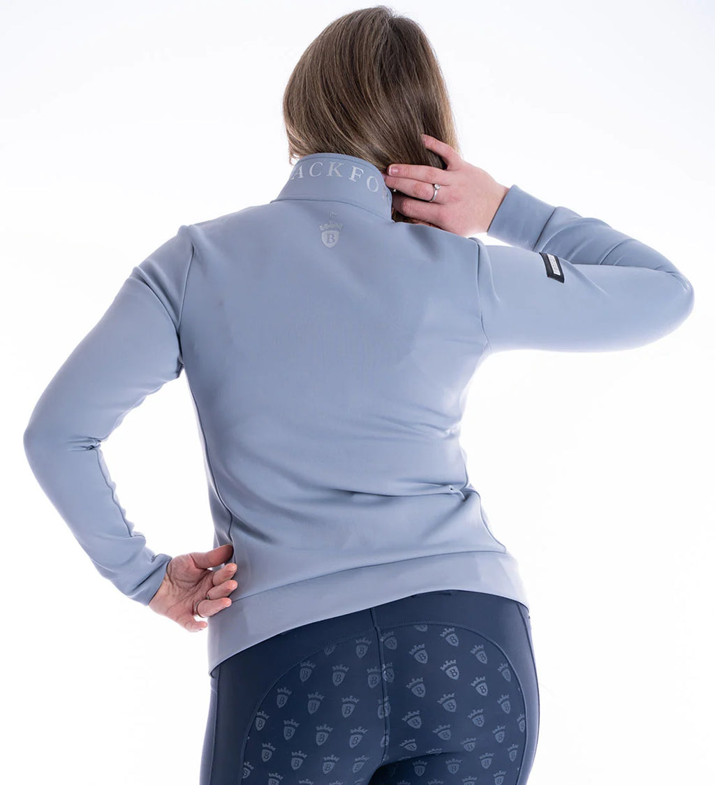 Blackfort Equestrian Jenny Light Grey & Silver Zip Up