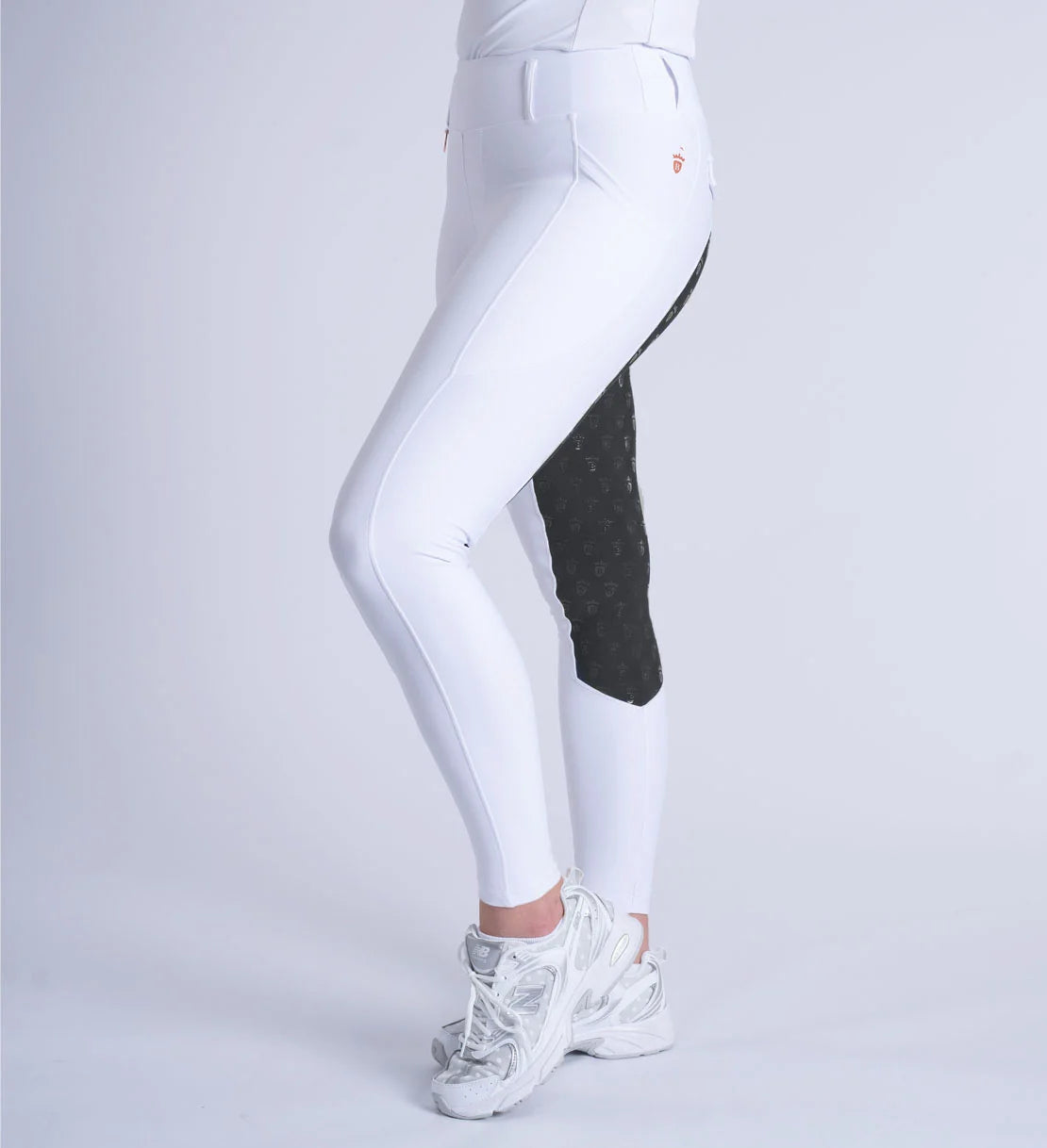 Blackfort Equestrian White & Black Riding Breggings 3.0