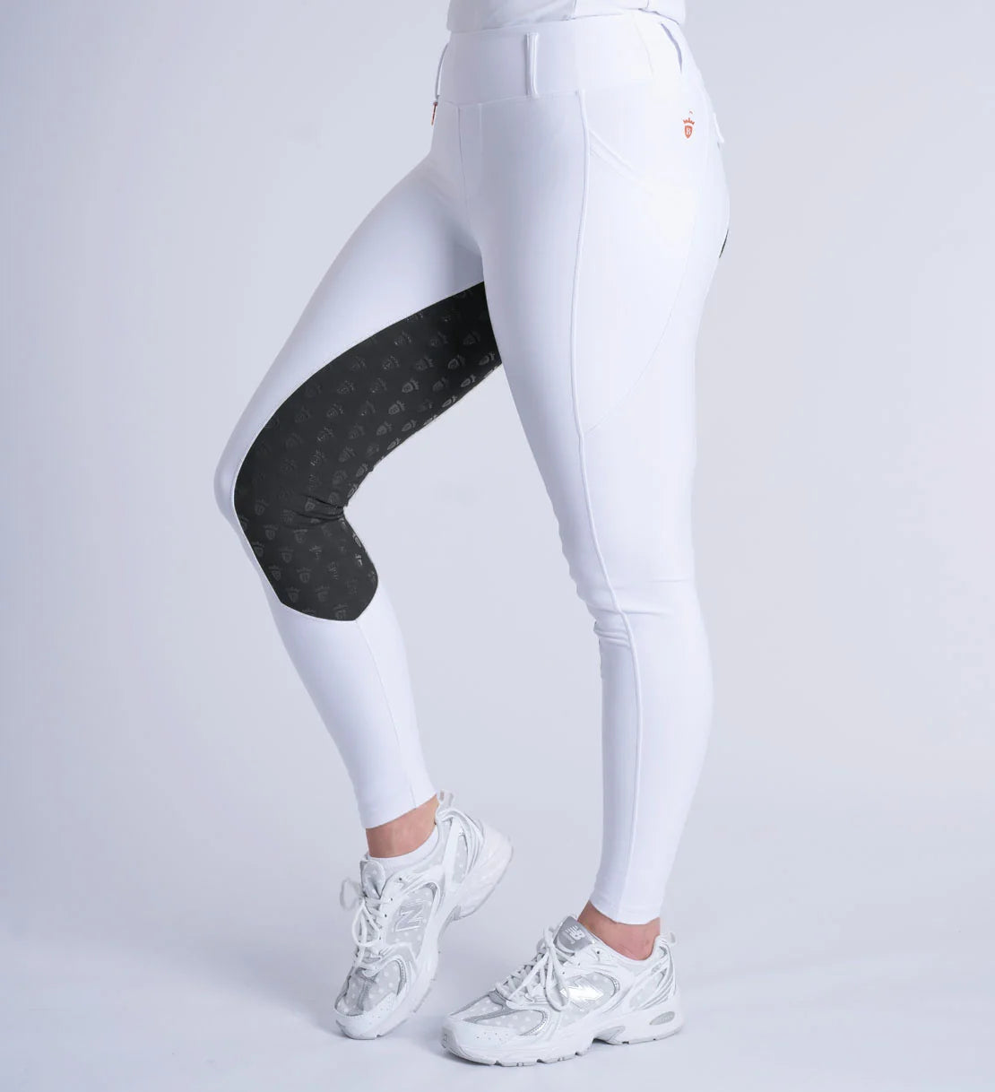 Blackfort Equestrian White & Black Riding Breggings 3.0