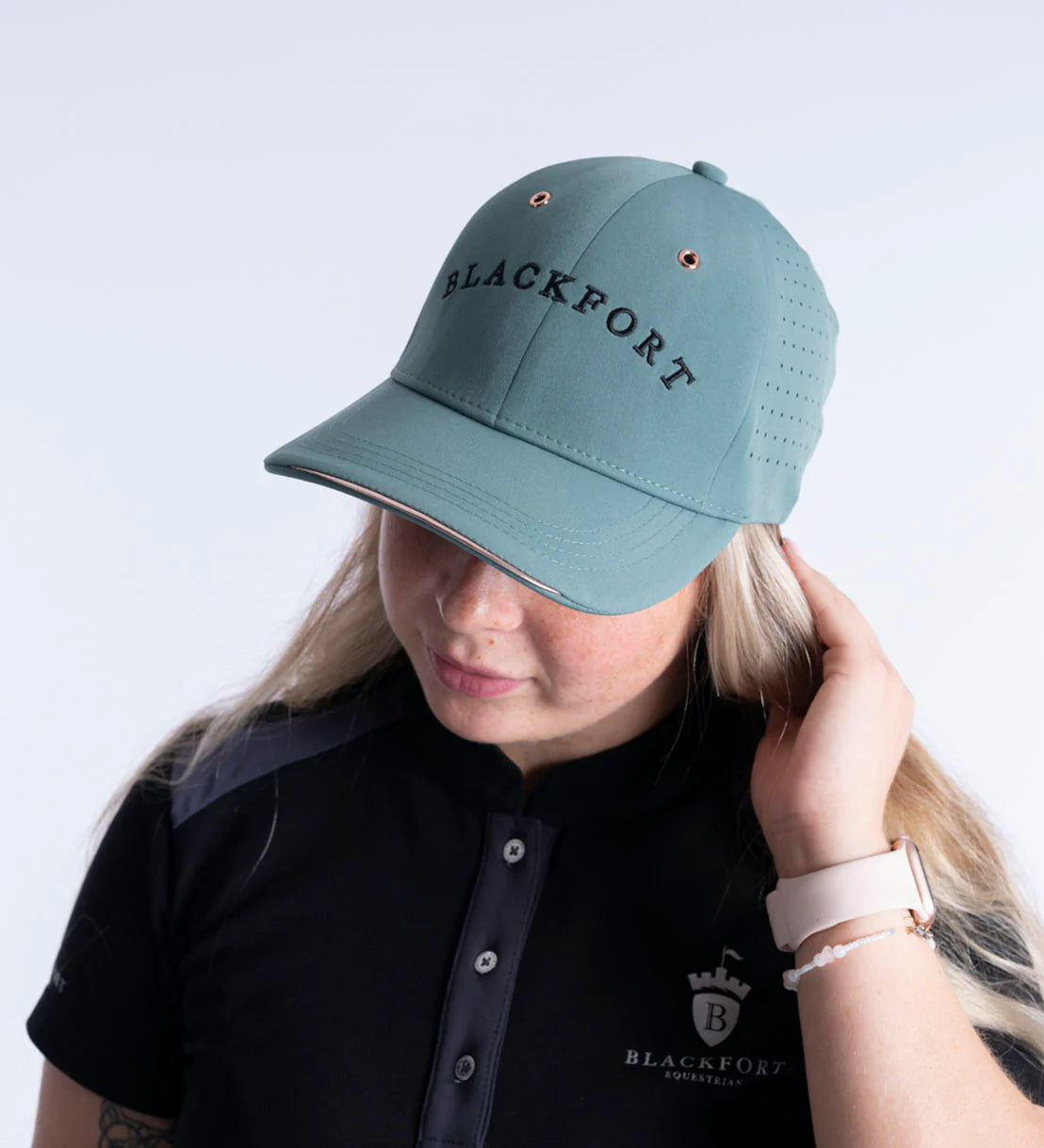 Blackfort Sage Green & Black 3D Mesh Baseball Cap
