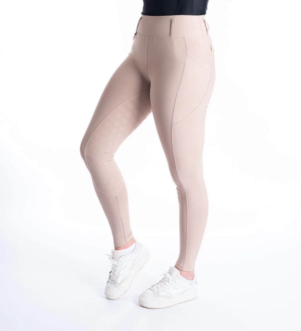 Blackfort Equestrian Beige & Rose Gold Riding Breggings 3.0
