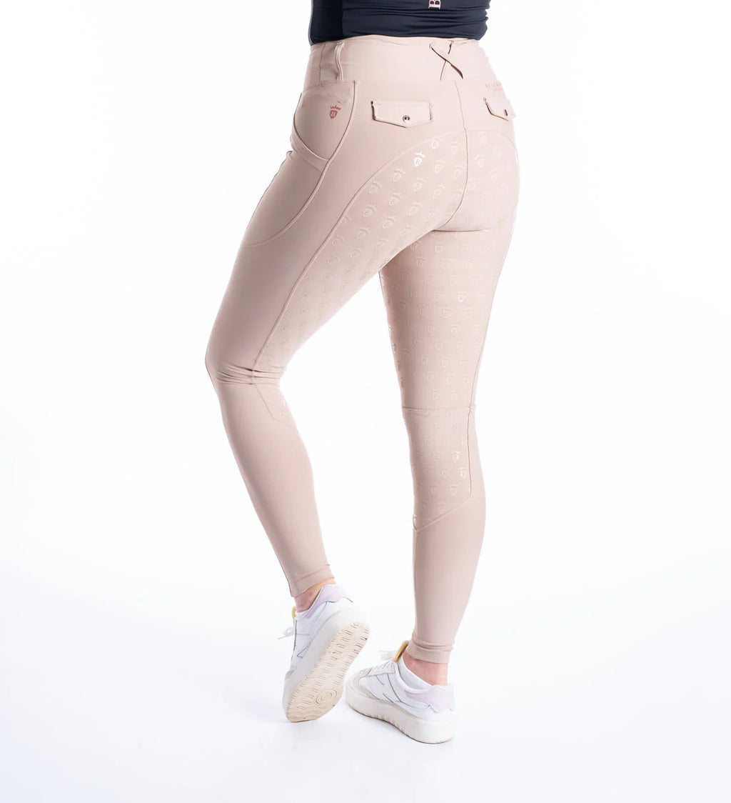 Blackfort Equestrian Beige & Rose Gold Riding Breggings 3.0