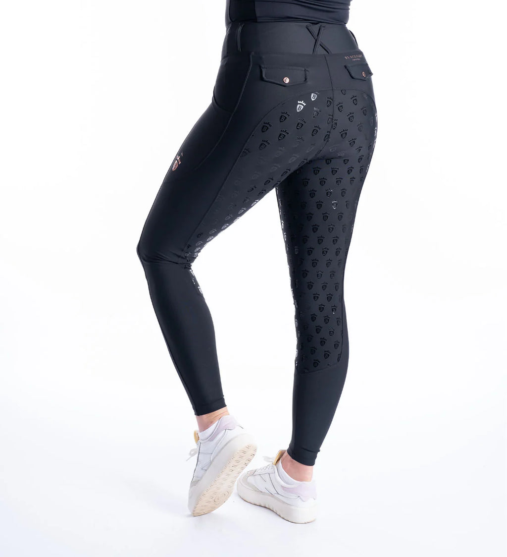 Blackfort Equestrian Black & Rose Gold Riding Breggings