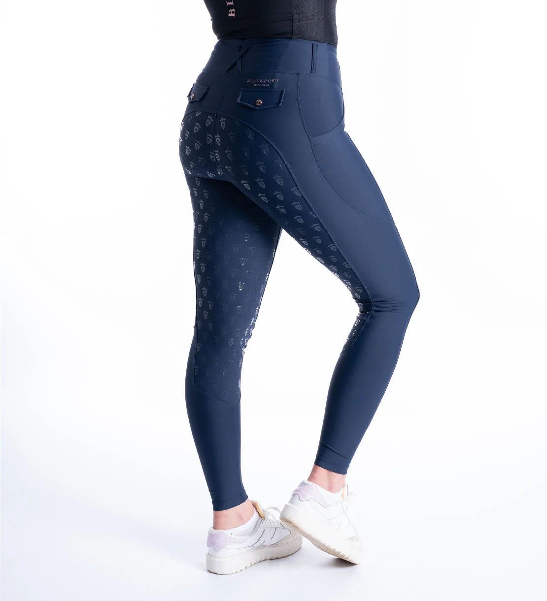 Blackfort Equestrian Navy & Rose Gold Riding Breggings