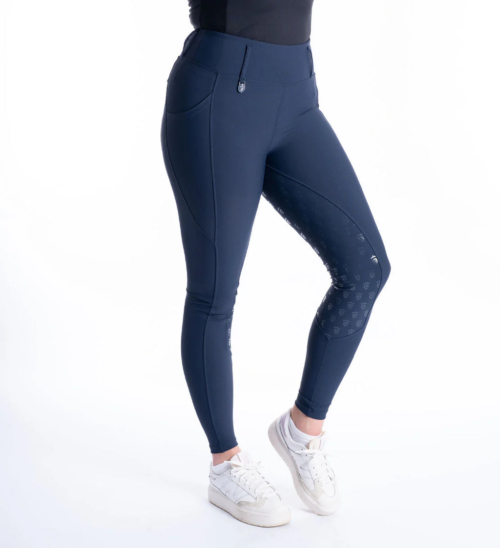 Blackfort Equestrian Navy & Silver Riding Breggings