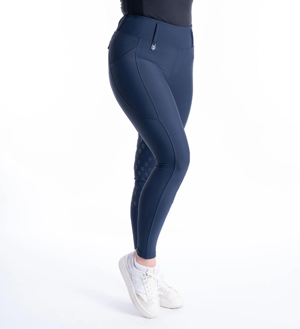 Blackfort Equestrian Navy & Silver Riding Breggings