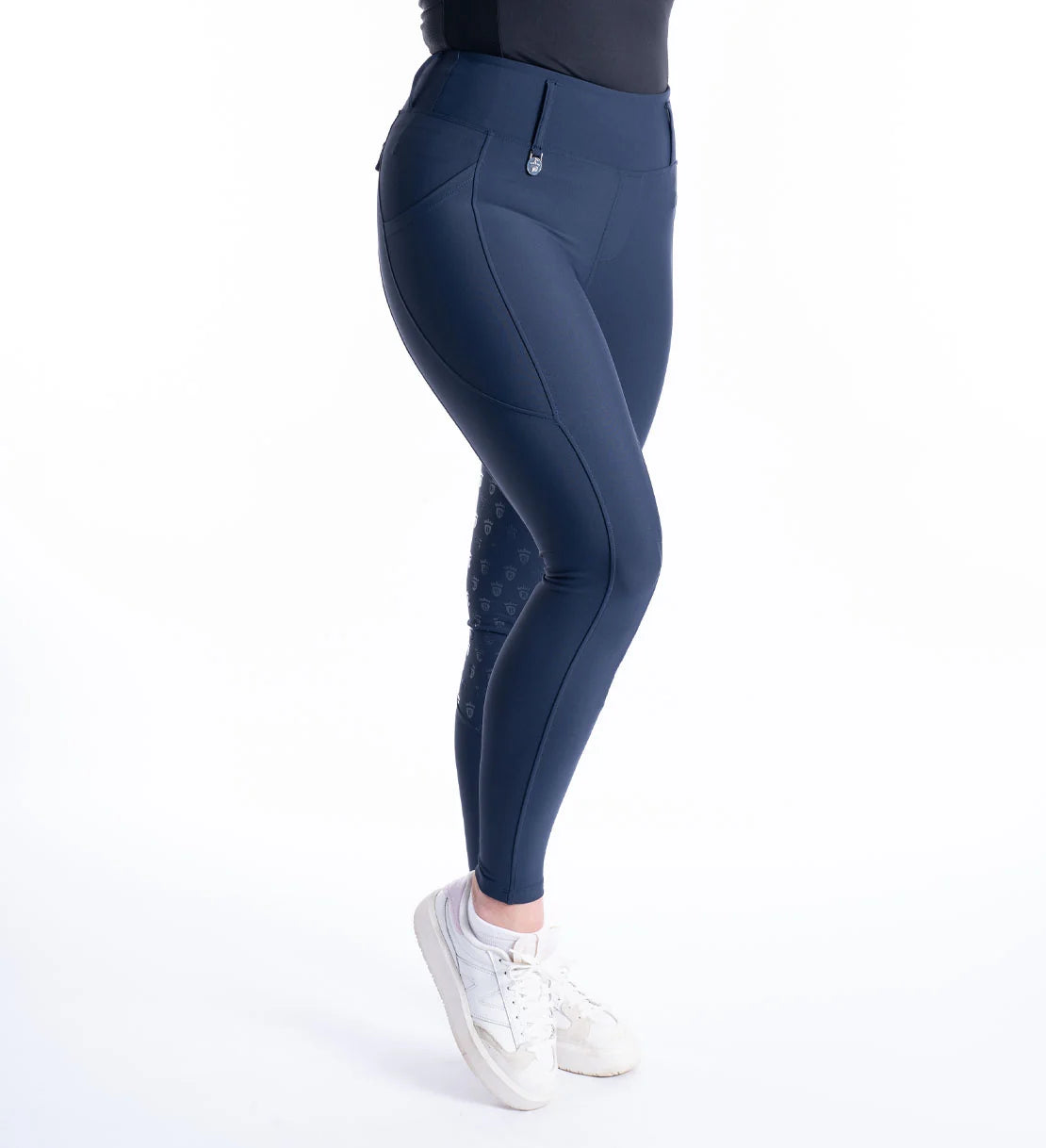 Blackfort Equestrian Navy & Silver Riding Breggings