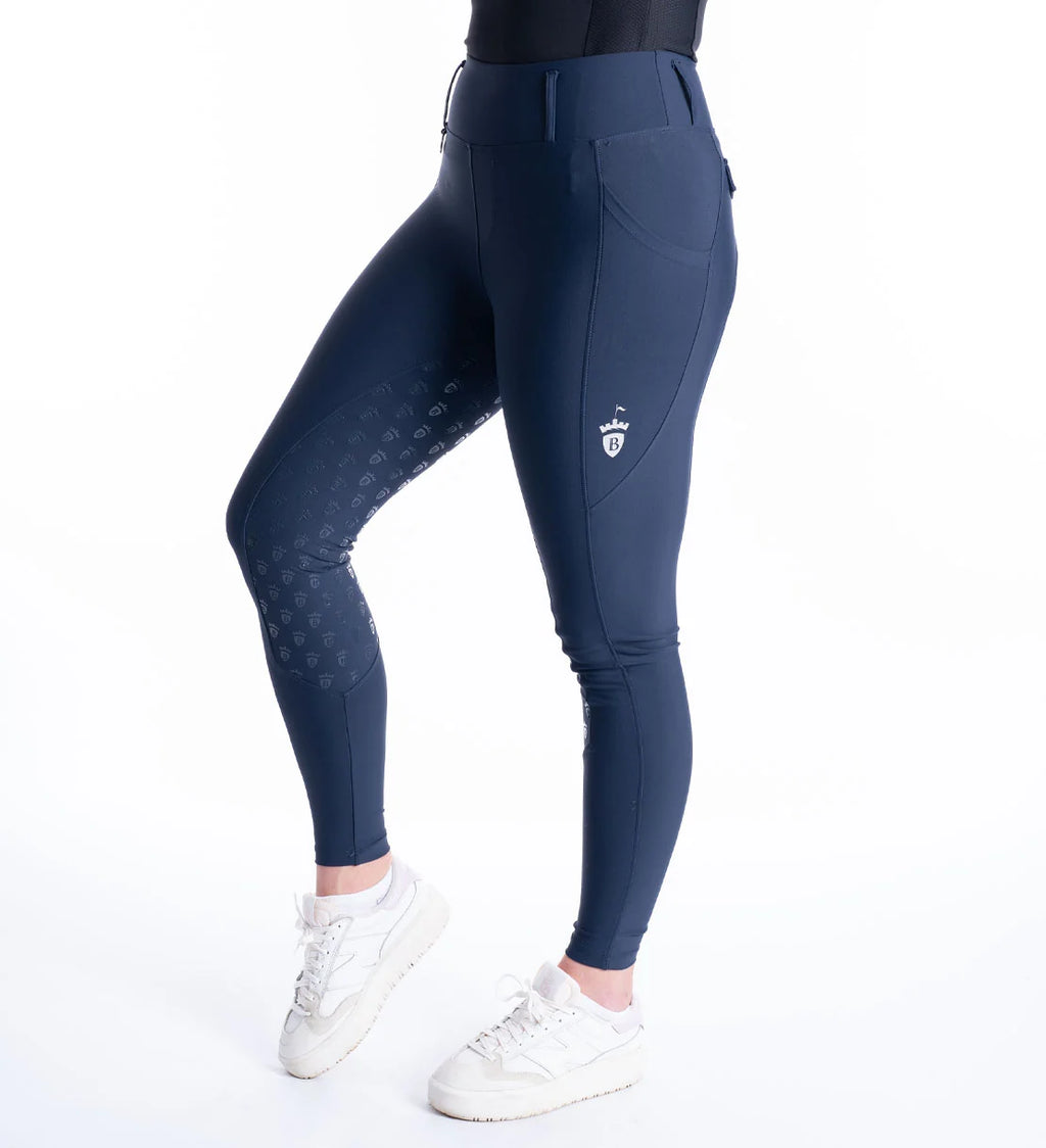 Blackfort Equestrian Navy & Silver Riding Breggings