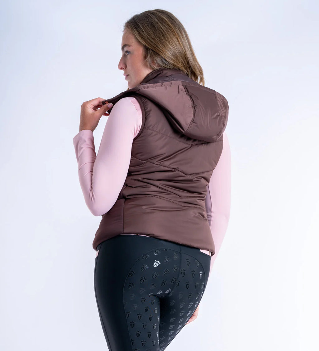 Blackfort Equestrian Amara Chocolate Puffer Gilet
