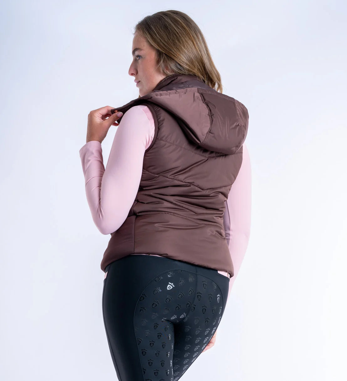 Blackfort Equestrian Amara Chocolate Puffer Gilet