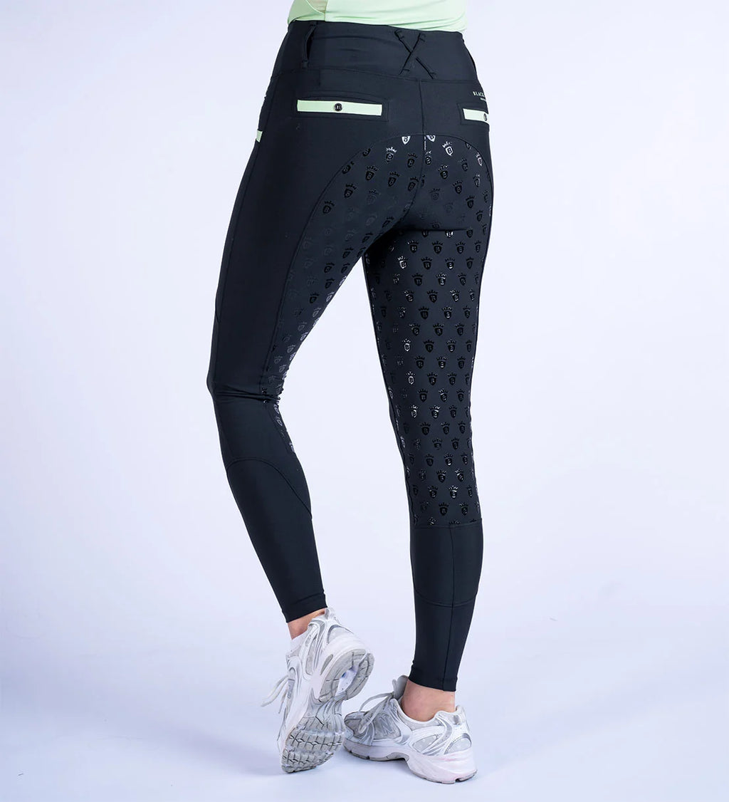 Blackfort Equestrian Black / Matcha Training Tights 3.0
