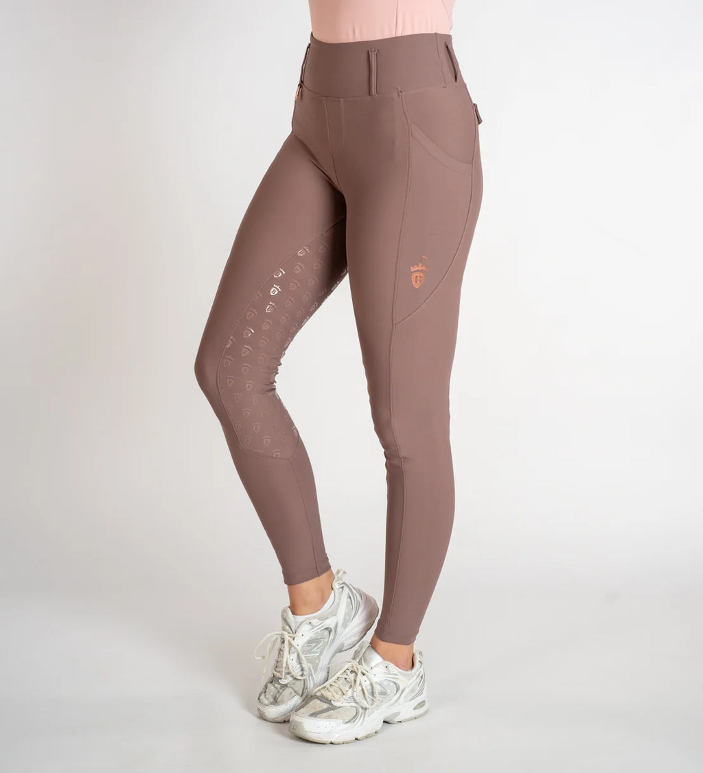 Blackfort Equestrian Mocha & Rose Gold Riding Breggings