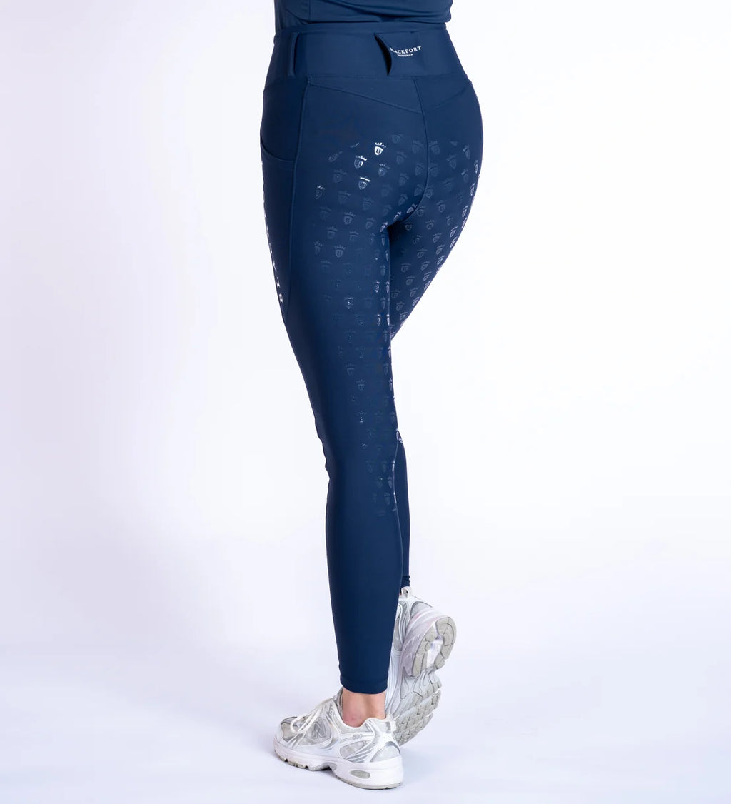 Blackfort Equestrian Navy Signature Summer Tights
