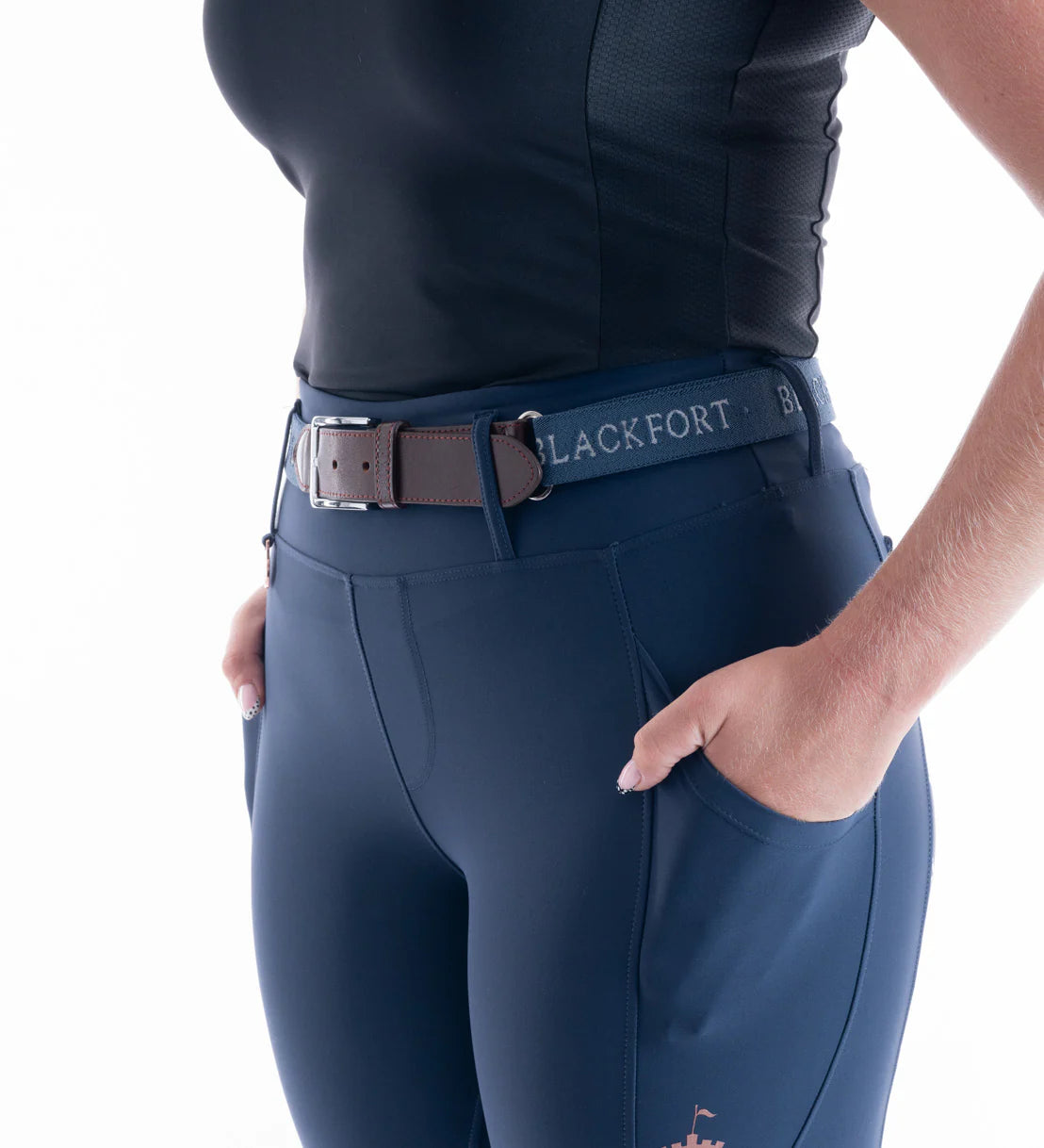 Blackfort Navy / Tan Leather Signature Belt
