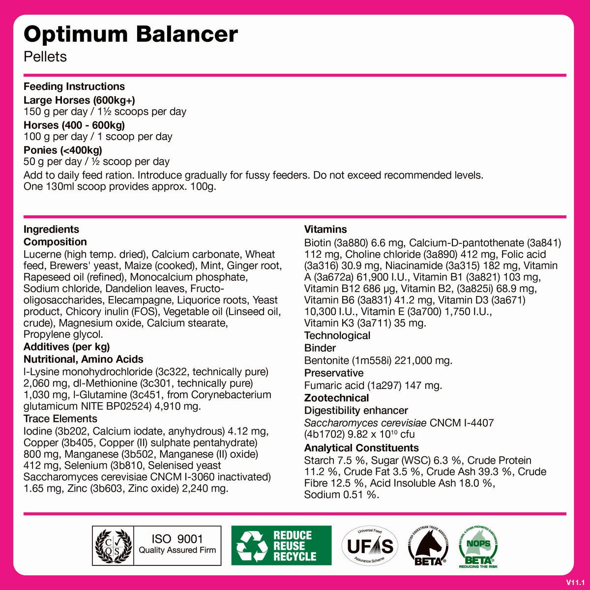 NAF Optimum Feed Balancer 3.7kg