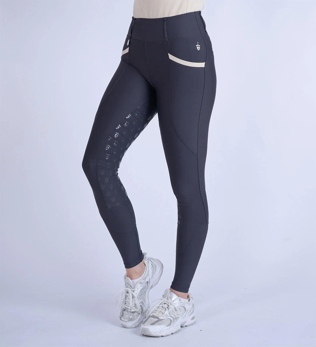 Blackfort Equestrian Grey / Sand Training Tights 3.0