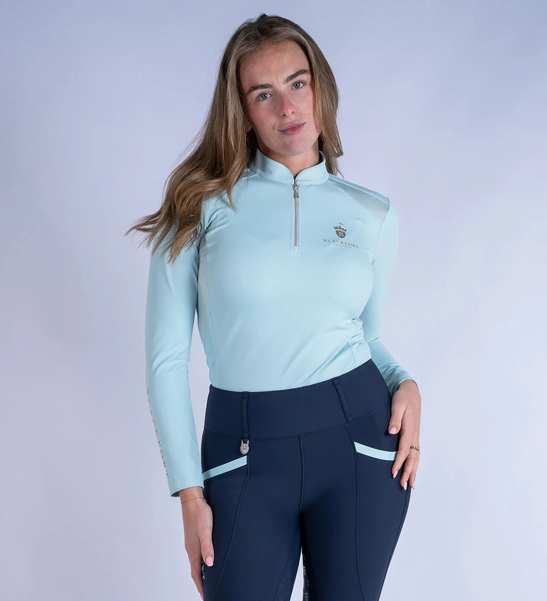 Blackfort Equestrian Sky Cool Mesh Base Layer - Long Sleeve