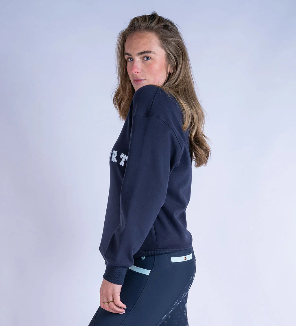 Blackfort Equestrian Ruby Quarter Zip Navy & Sky