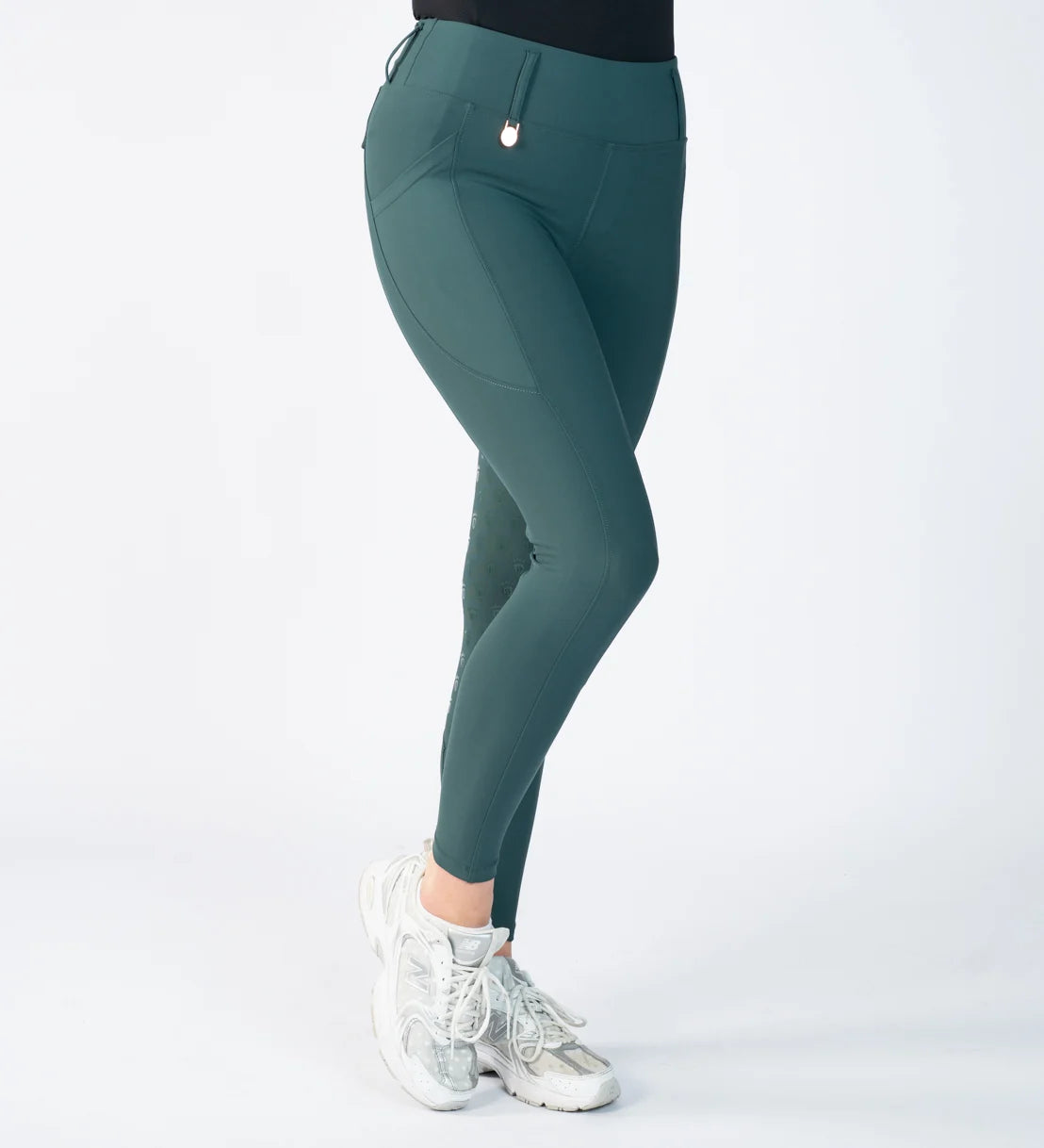 Blackfort Equestrian Green & Rose Gold Riding Breggings