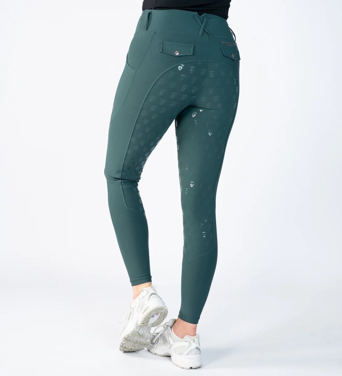 Blackfort Equestrian Green & Rose Gold Riding Breggings