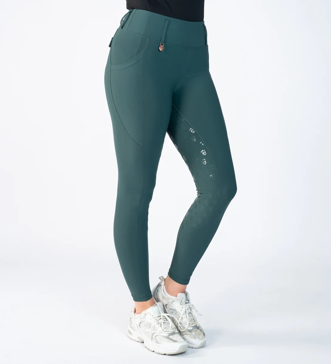 Blackfort Equestrian Green & Rose Gold Riding Breggings