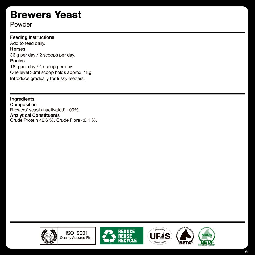 NAF Brewers Yeast 1kg