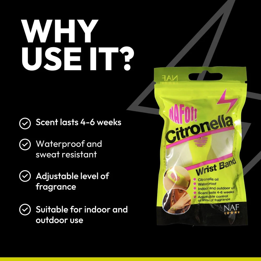 NAF Off Citronella Wristband