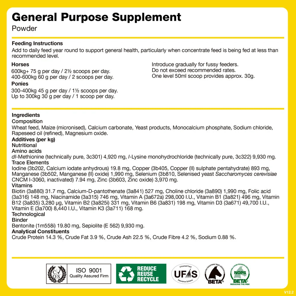 NAF General Purpose Supplement
