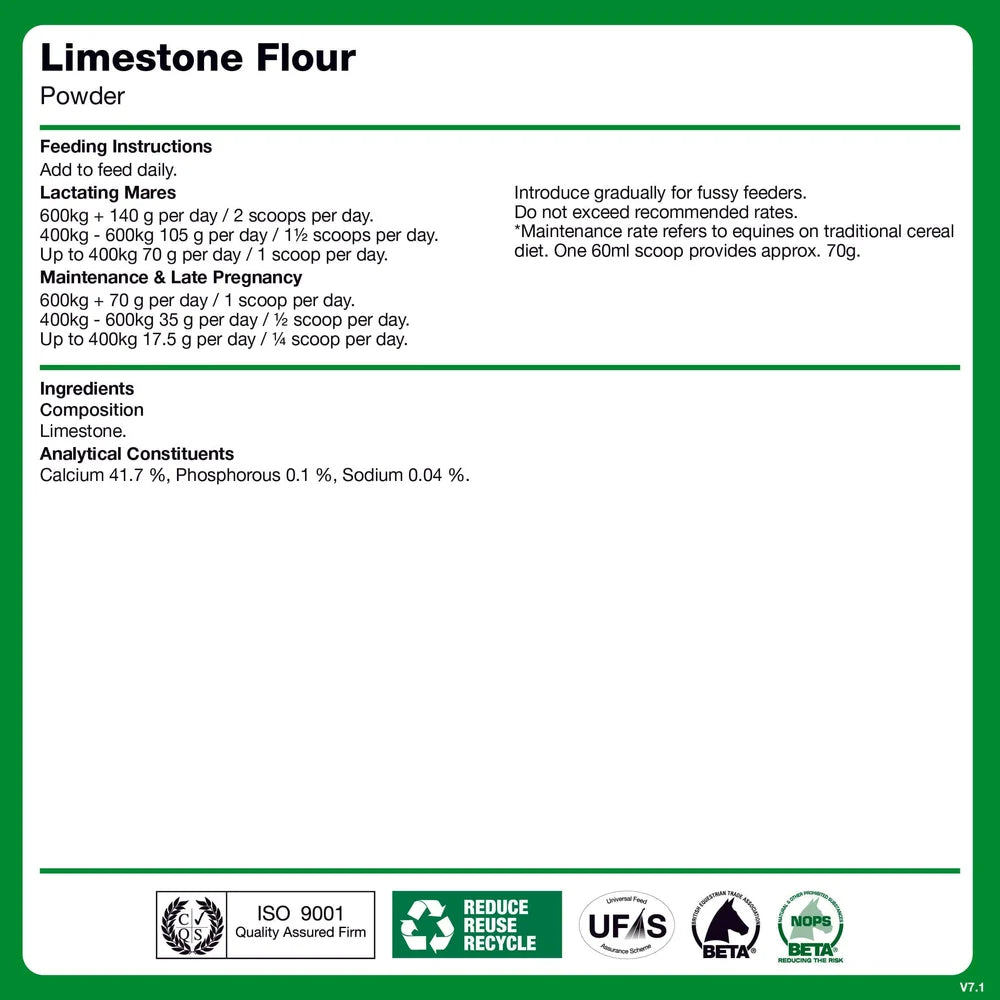 NAF Limestone Flour 3kg