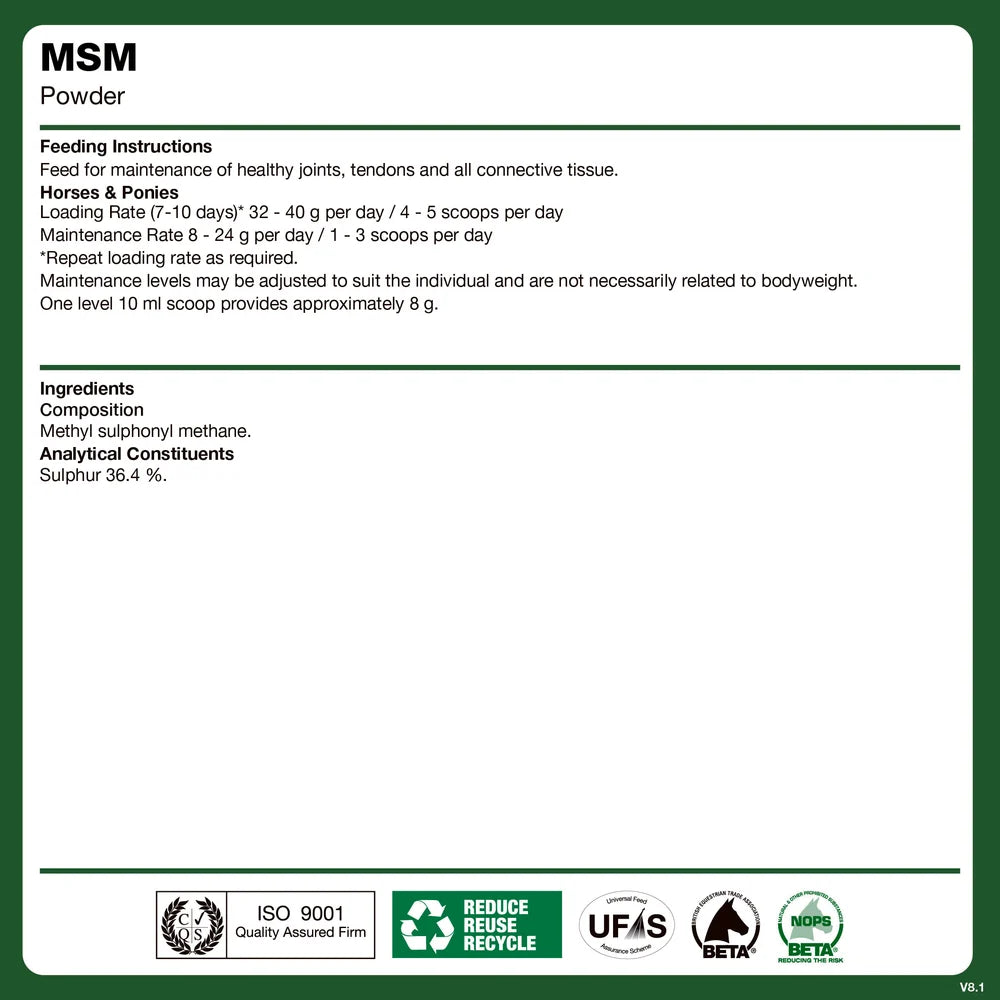 NAF MSM Powder