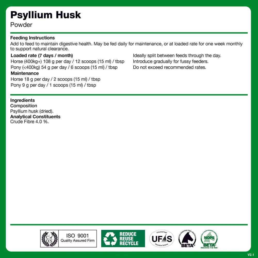 NAF Psyllium Husk Powder 1kg