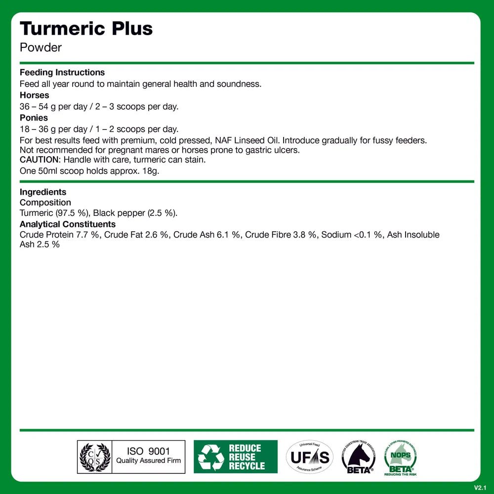 NAF Turmeric Plus Powder 2kg